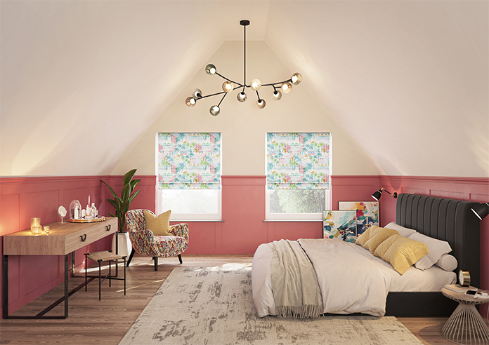Sunset Boulevard, Brights - Motorised Roman Blind - Image 8